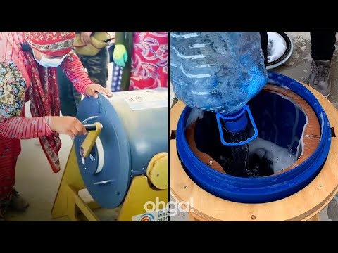 Risparmia energia con una lavatrice a manovella fai da te!