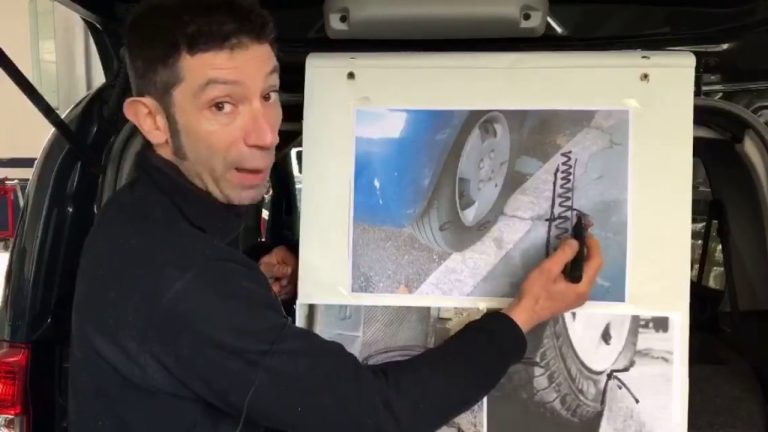 Pericolo in strada: marciapiede ‘rubato’ da ruota anteriore