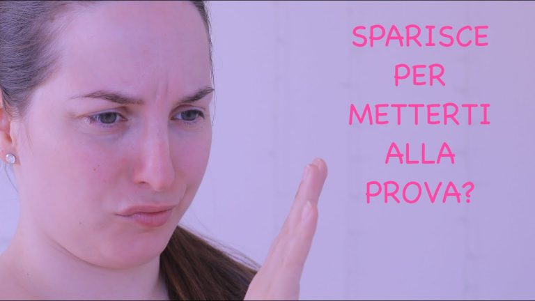 Lui scompare: una prova per te che cambier&agrave; tutto