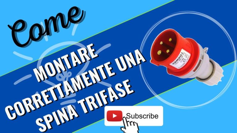 Spina trifase 3 poli: il collegamento essenziale per l’efficienza energetica